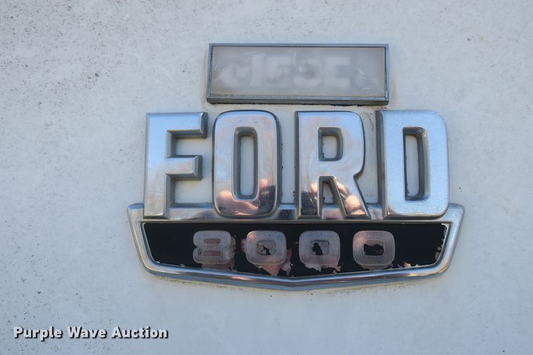 image for item DB10005 1984 Ford 8000 flatbed truck