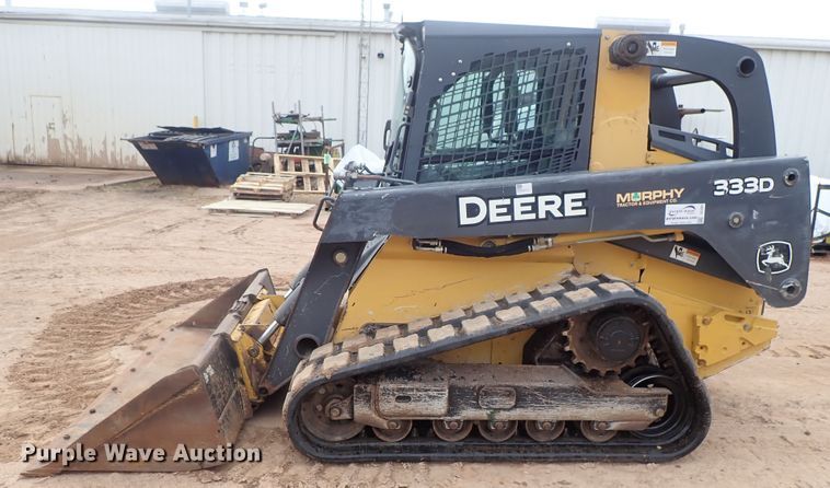 image for item DC3301 2012 John Deere 333D  tracked skid steer loader