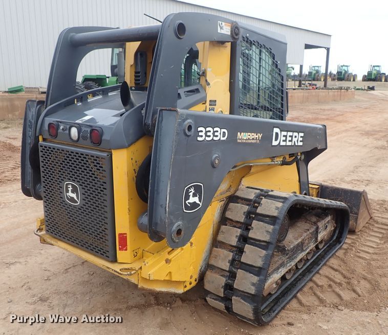 image for item DC3301 2012 John Deere 333D  tracked skid steer loader