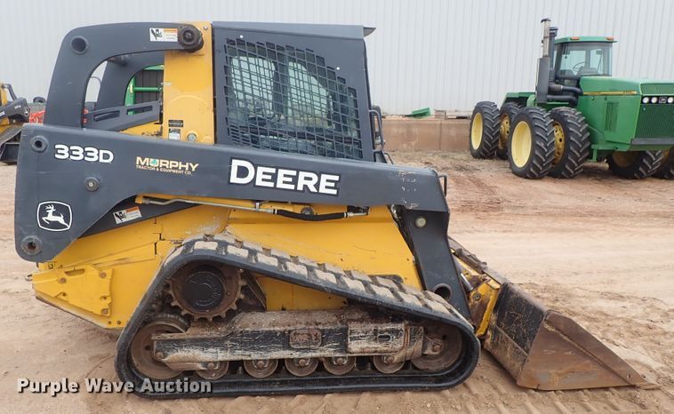 image for item DC3301 2012 John Deere 333D  tracked skid steer loader