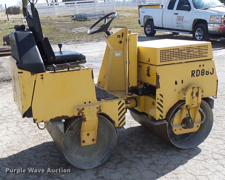 image for item DD1751 Wacker RD880 double drum roller