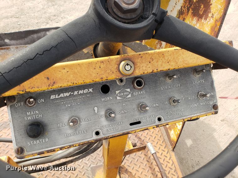 image for item DD2602 Blaw Knox RW-195 road widener