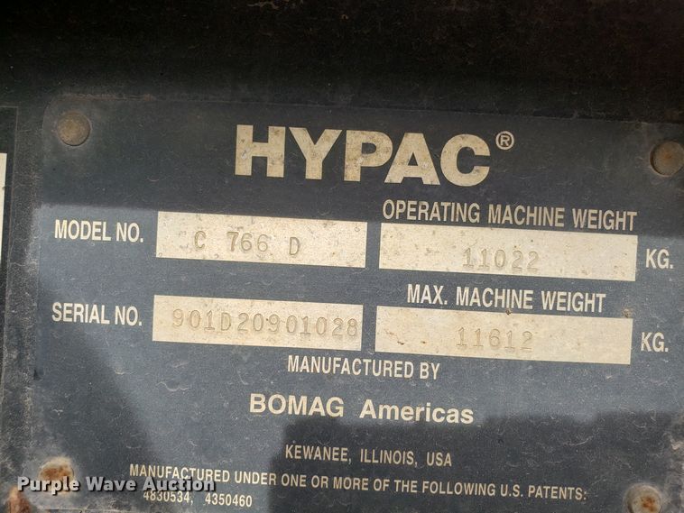 image for item DD2626 Hypac C766D double drum vibratory roller