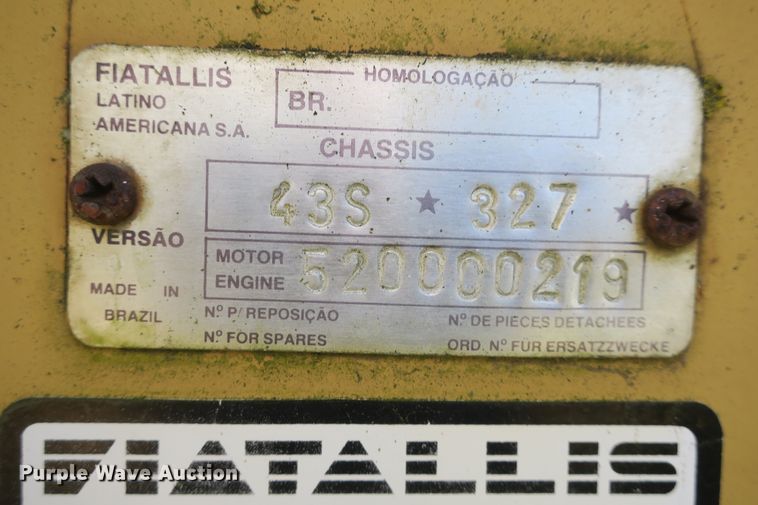 image for item DF5089 Fiat-Allis motor grader