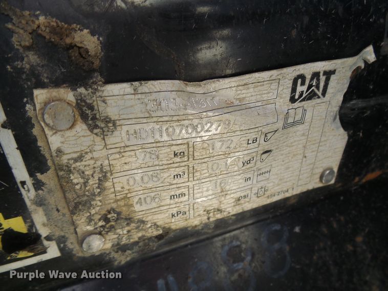 image for item DG5573 (2) Caterpillar excavator buckets
