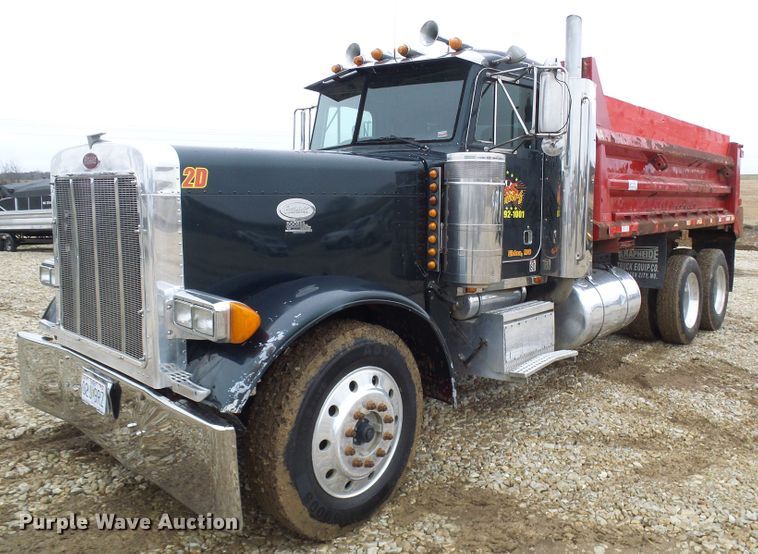 image for item DG5576 1996 Peterbilt 379 dump truck