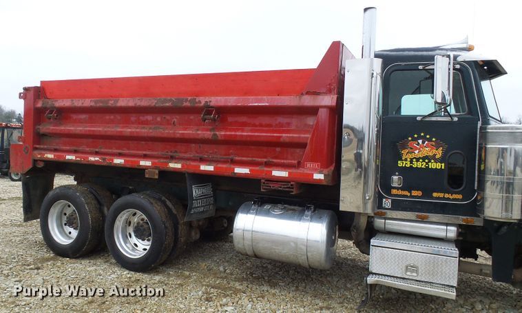 image for item DG5576 1996 Peterbilt 379 dump truck