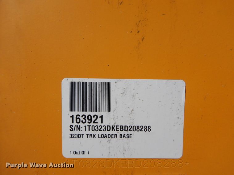 image for item DG6330 2011 John Deere 323D  tracked skid steer loader