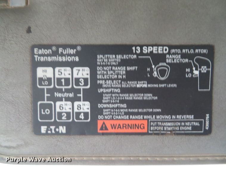 image for item DH1696 1999 Western Star 4964EX dump truck