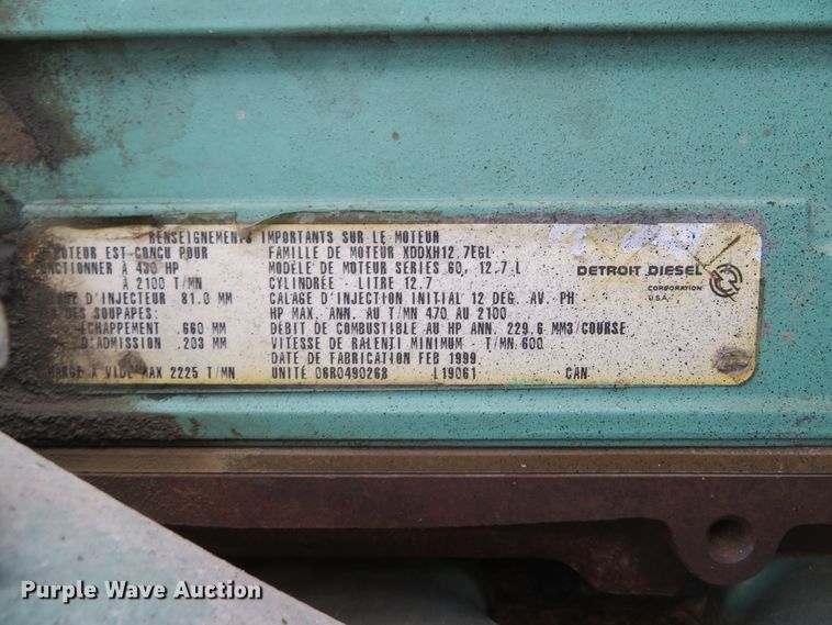 image for item DH1696 1999 Western Star 4964EX dump truck