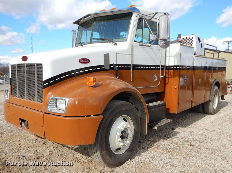 image for item DH4412 2004 Peterbilt 330 service truck with crane