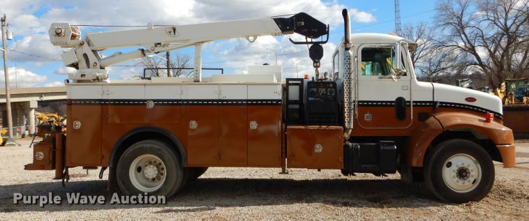 image for item DH4412 2004 Peterbilt 330 service truck with crane