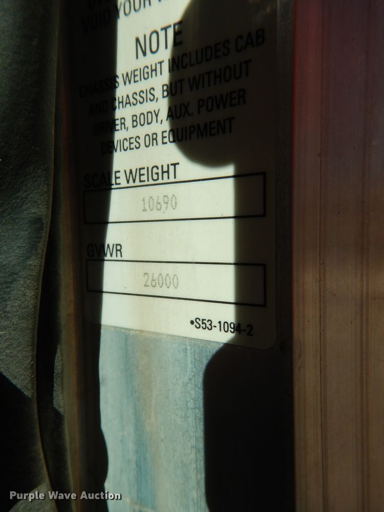 image for item DH4412 2004 Peterbilt 330 service truck with crane