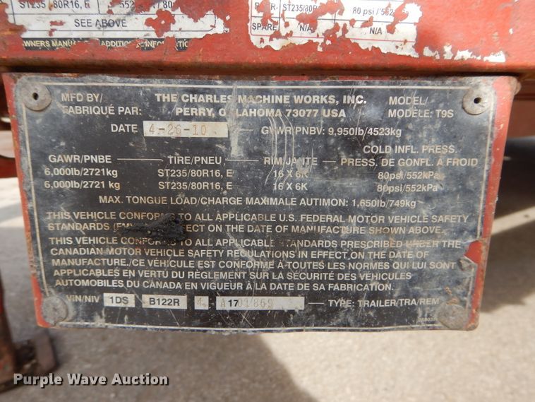 image for item DH4418 2010 Ditch Witch FX30 vacuum excavator