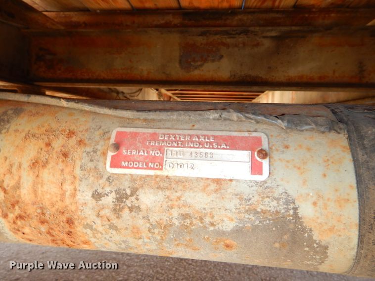 image for item DH4420 1995 Towmaster equipment trailer