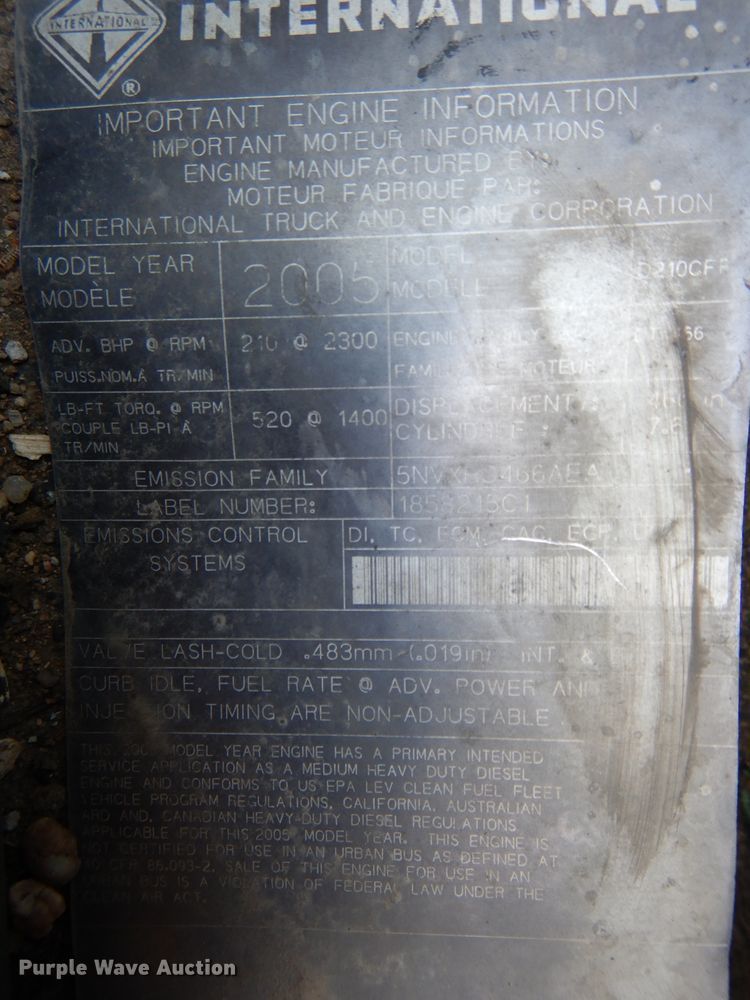 image for item DH4422 2006 International 4300 flatbed truck