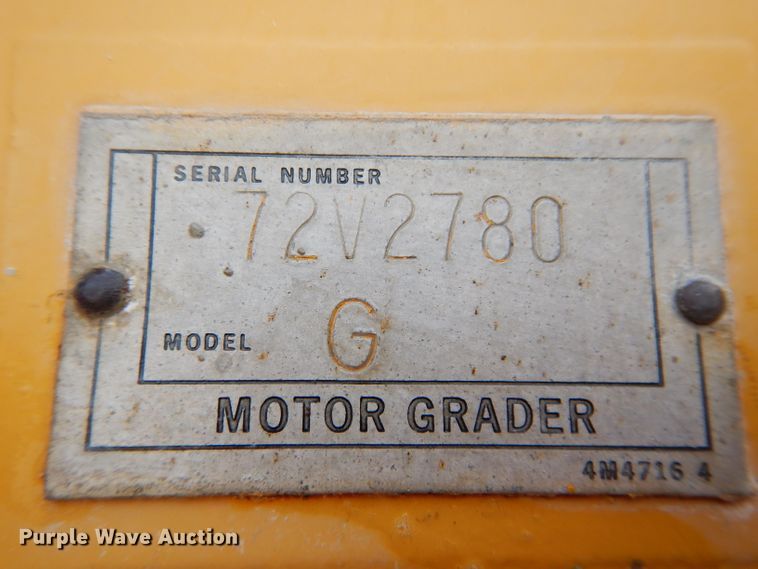 image for item DH4426 1978 Caterpillar 140G motor grader