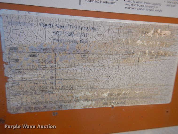 image for item DH4427 2006 Redi Haul R30210TB tilt deck equipment trailer