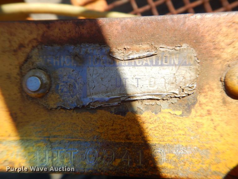 image for item DH4428 1987 Spec equipment trailer