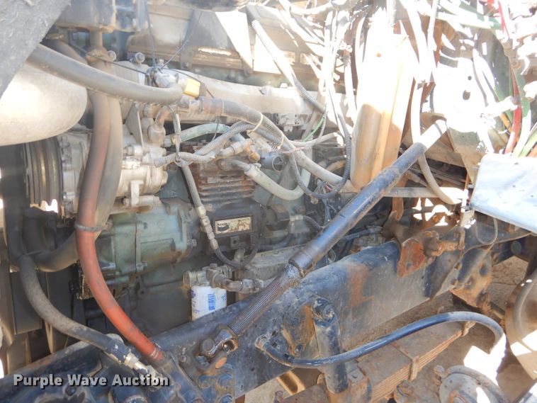 image for item DH4433 1991 Ford L9000 flatbed truck