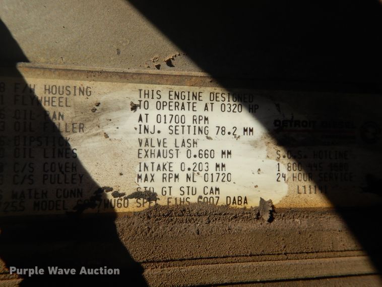 image for item DH4433 1991 Ford L9000 flatbed truck