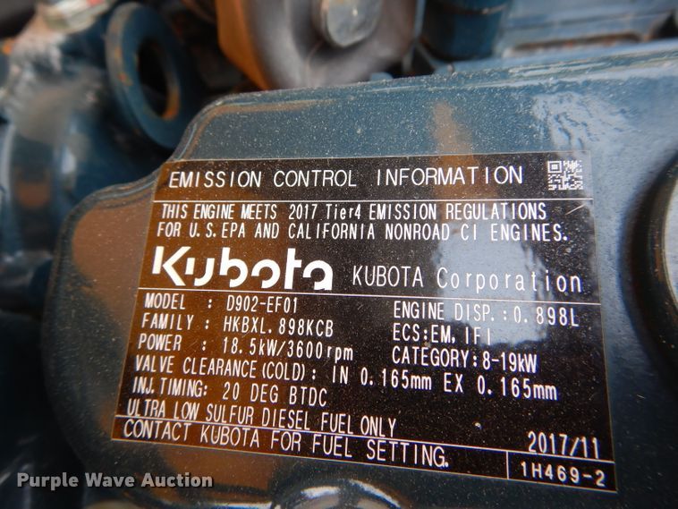 image for item DH6434 2018 Atlas Copco XAS 110 air compressor