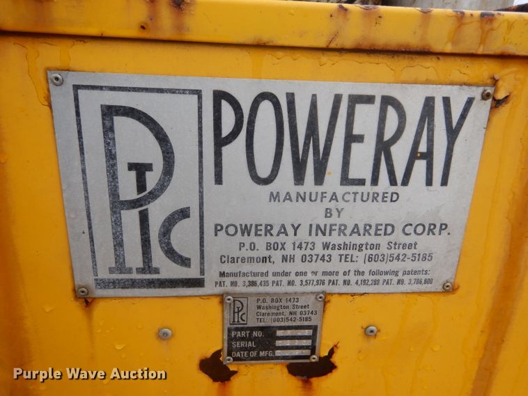 image for item DH6439 Poweray infrared asphalt heater