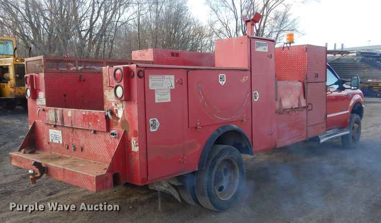 image for item DH6446 2000 Ford F550 Super Duty XL utility truck