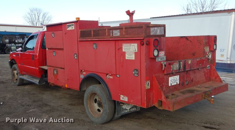 image for item DH6446 2000 Ford F550 Super Duty XL utility truck