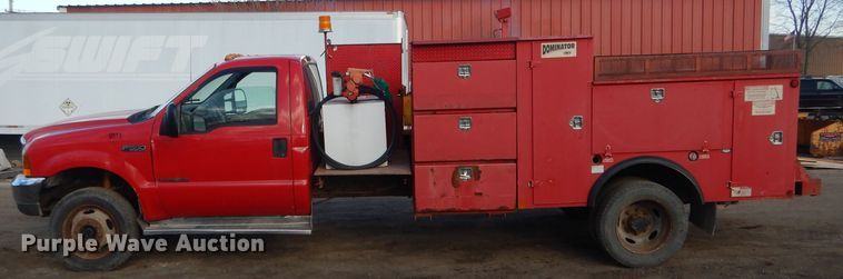 image for item DH6446 2000 Ford F550 Super Duty XL utility truck