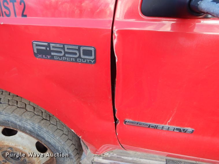 image for item DH6446 2000 Ford F550 Super Duty XL utility truck