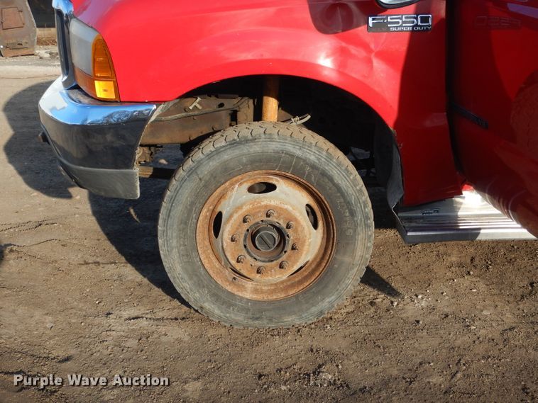 image for item DH6446 2000 Ford F550 Super Duty XL utility truck