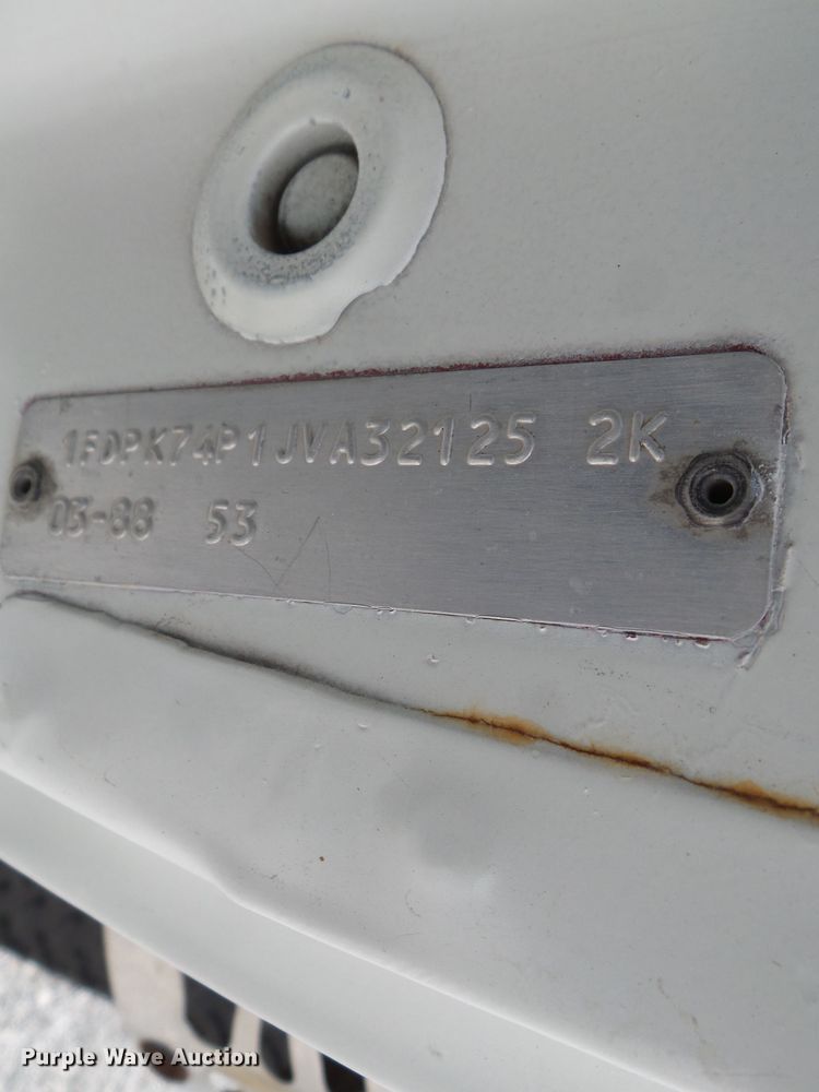 image for item DH7892 1988 Ford F700 sewer rodder truck