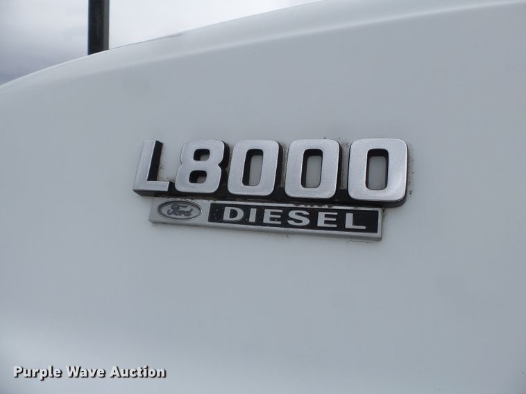 image for item DH7893 1987 Ford L8000 crane truck