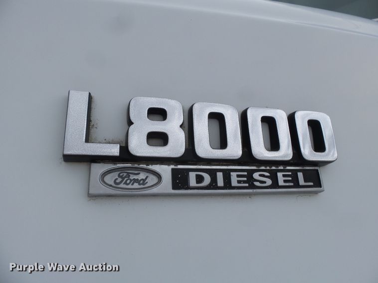 image for item DH7893 1987 Ford L8000 crane truck