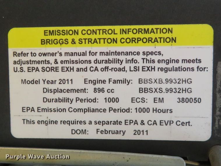 image for item DI2085 2012 Powertek 731 wood chipper