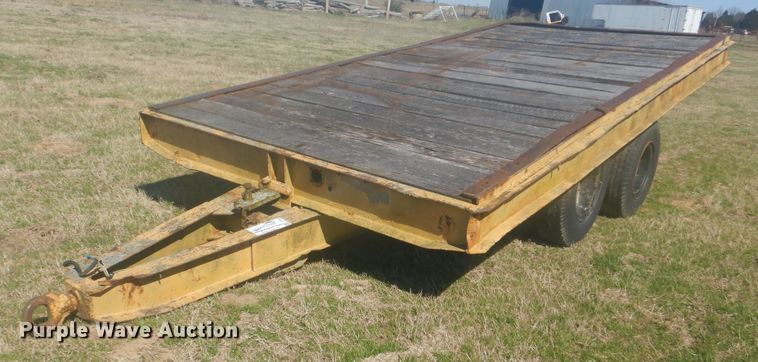 image for item DI2462 Shop built tilt deck trailer
