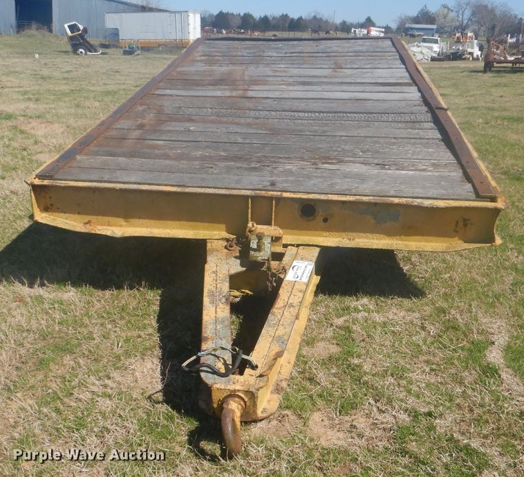 image for item DI2462 Shop built tilt deck trailer