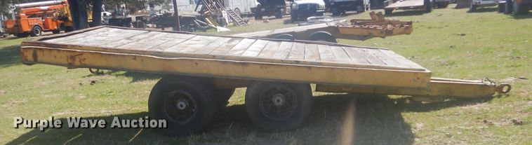 image for item DI2462 Shop built tilt deck trailer