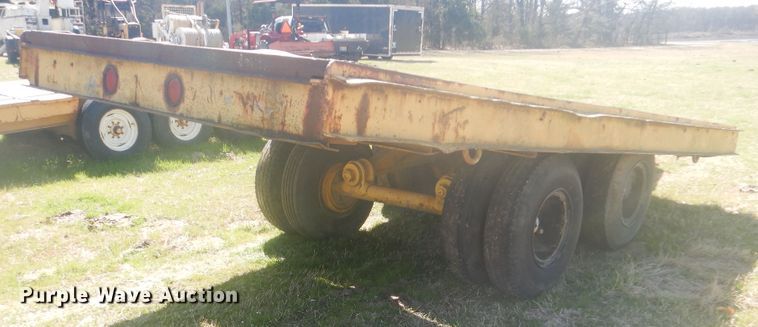 image for item DI2462 Shop built tilt deck trailer