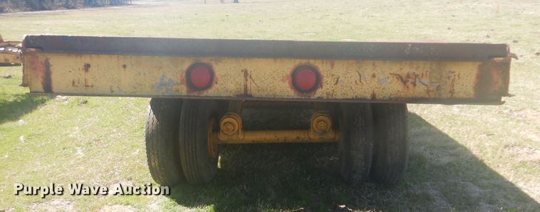 image for item DI2462 Shop built tilt deck trailer