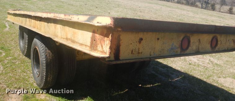 image for item DI2462 Shop built tilt deck trailer