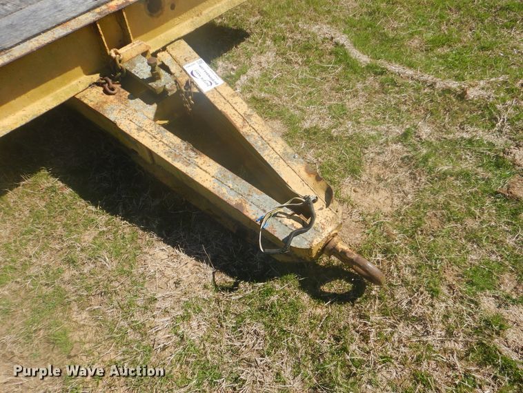 image for item DI2462 Shop built tilt deck trailer