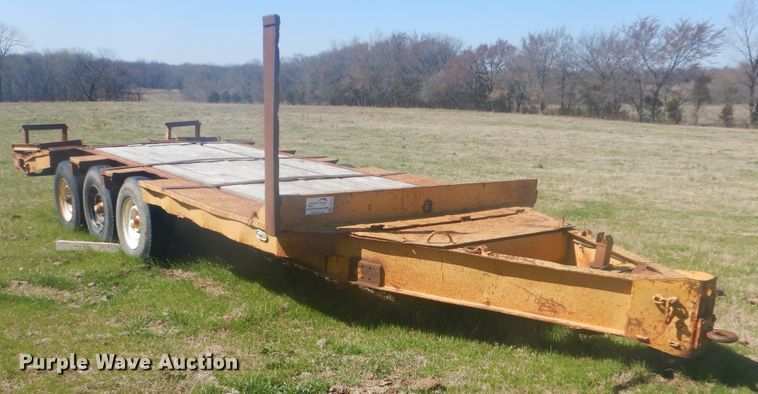 image for item DI2463 Shop built tilt deck trailer