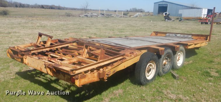 image for item DI2463 Shop built tilt deck trailer