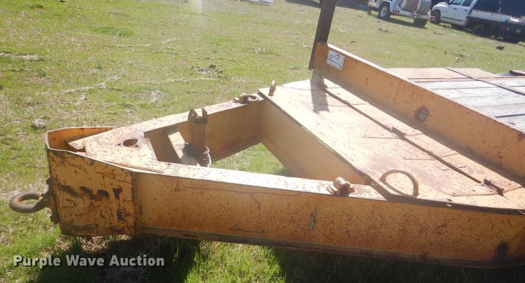 image for item DI2463 Shop built tilt deck trailer