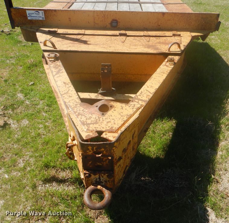 image for item DI2463 Shop built tilt deck trailer