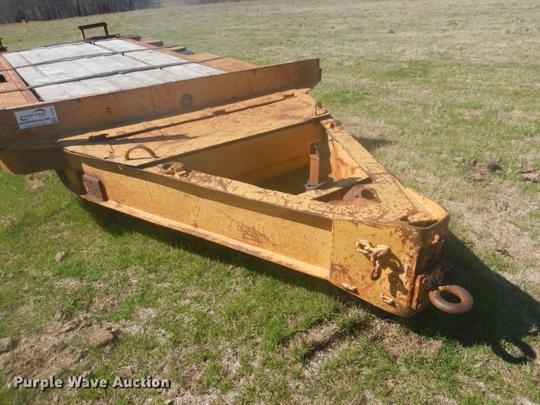 image for item DI2463 Shop built tilt deck trailer