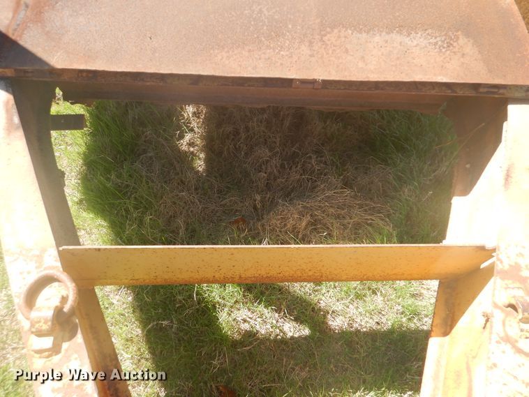 image for item DI2463 Shop built tilt deck trailer