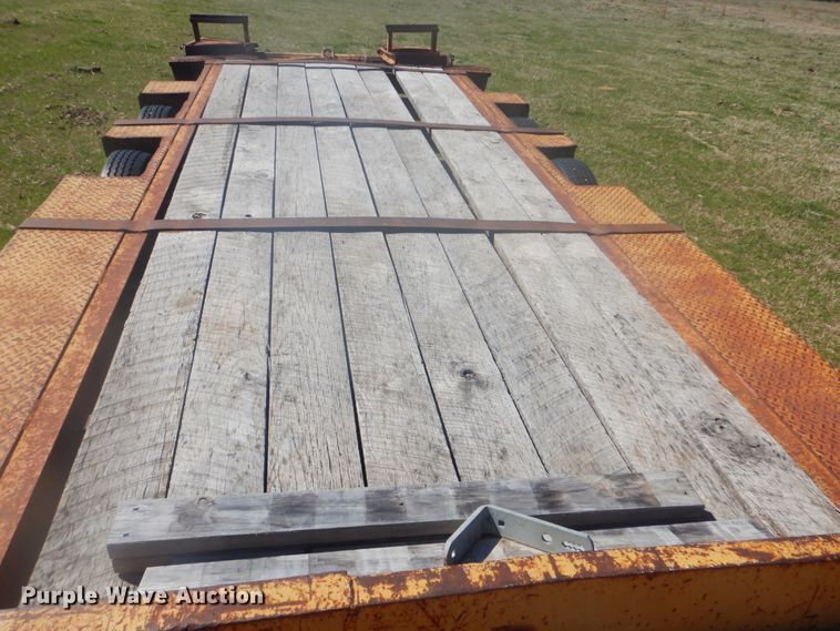 image for item DI2463 Shop built tilt deck trailer